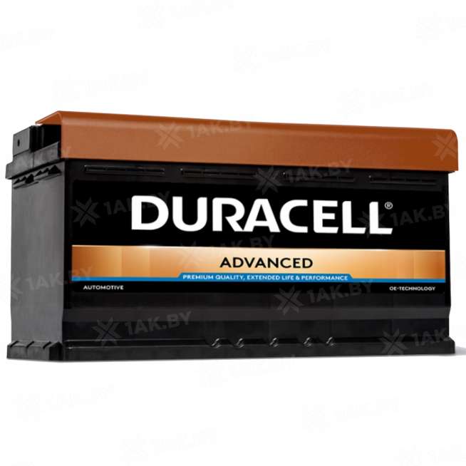 Аккумулятор DURACELL (100 Ah) 850 A, 12 V Обратная, R+ L5 DA100 0