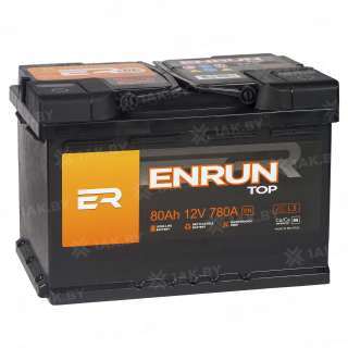 Аккумулятор ENRUN TOP (80 Ah) 780 A, 12 V Обратная, R+ L3 EN800P Аккумулятор ENRUN TOP (80 Ah) 780 A, 12 V Обратная, R+ L3 EN800P
