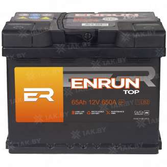 Аккумулятор ENRUN TOP (65 Ah) 650 A, 12 V Прямая, L+ LB2 EN651P 0