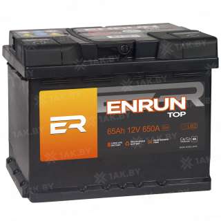 Аккумулятор ENRUN TOP (65 Ah) 650 A, 12 V Прямая, L+ LB2 EN651P