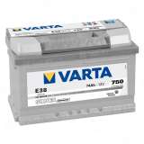 Аккумулятор VARTA Silver Dynamic (74 Ah) 750 A, 12 V Обратная, R+