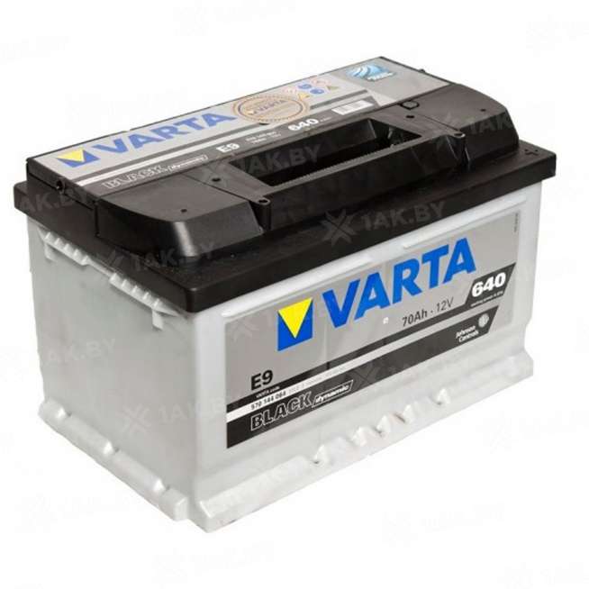 Аккумулятор VARTA Black Dynamic (70 Ah) 640 A, 12 V Обратная, R+ LB3 570144 0