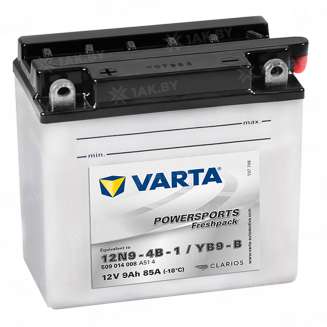Аккумулятор Varta Powersports (9 Ah) 200 A, 12 V Прямая, L+ YTX9-BS 509014008-549640 0