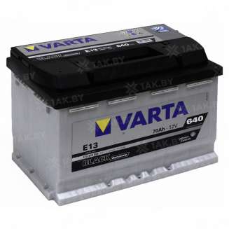 Аккумулятор VARTA Black Dynamic (70 Ah) 640 A, 12 V Обратная, R+ L3 570409 0