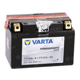 Аккумулятор для мотоцикла Varta Powersports AGM (11 Ah) 230 A, 12 V Прямая, L+ YTZ14S-4 511901014-549650 Аккумулятор для мотоцикла Varta Powersports AGM (11 Ah) 230 A, 12 V Прямая, L+ YTZ14S-4 511901014-549650
