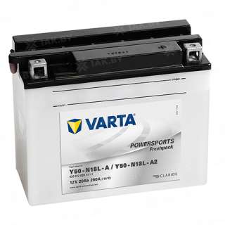 Аккумулятор для мотоцикла Varta Powersports (20 Ah) 260 A, 12 V Обратная, R+ SY50-N18L-AT 520012020-558172 Аккумулятор для мотоцикла Varta Powersports (20 Ah) 260 A, 12 V Обратная, R+ SY50-N18L-AT 520012020-558172