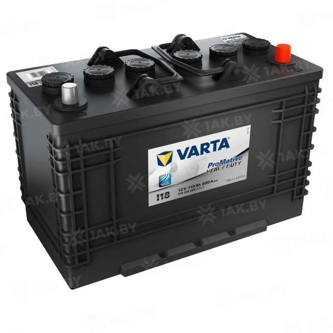 Аккумулятор VARTA PROMOTIVE BLACK (110 Ah) 680 A, 12 V Обратная, R+ D2 610404068 0