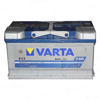 Аккумулятор VARTA Blue Dynamic (80 Ah) 740 A, 12 V Обратная, R+ LB4 580406 0