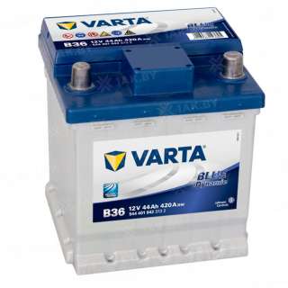 Аккумулятор VARTA Blue Dynamic (44 Ah) 420 A, 12 V Обратная, R+ L0 544401 Аккумулятор VARTA Blue Dynamic (44 Ah) 420 A, 12 V Обратная, R+ L0 544401