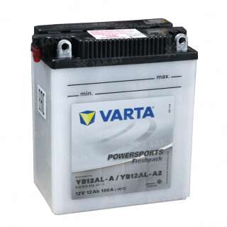 Аккумулятор для мотоцикла Varta Powersports (12 Ah) 120 A, 12 V Прямая, L+ YTX14-4 512013012-558152 Аккумулятор для мотоцикла Varta Powersports (12 Ah) 120 A, 12 V Прямая, L+ YTX14-4 512013012-558152