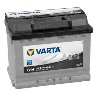 Аккумулятор VARTA Black Dynamic (56 Ah) 480 A, 12 V Обратная, R+ L2 556400 Аккумулятор VARTA Black Dynamic (56 Ah) 480 A, 12 V Обратная, R+ L2 556400