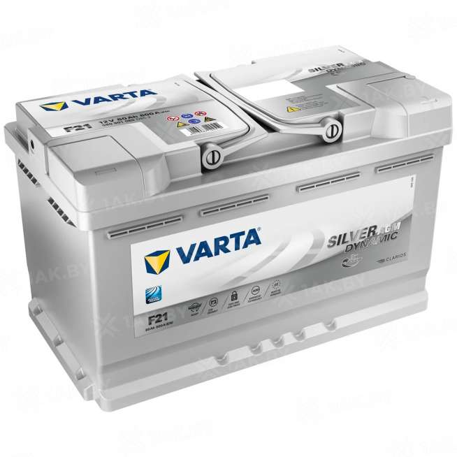 Аккумулятор VARTA Silver Dynamic AGM (80 Ah) 800 A, 12 V Обратная, R+ L4 580901 0