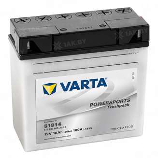 Аккумулятор Varta Powersports (18 Ah) 250 A, 12 V Обратная, R+ YTX20L-BS 518014015-558162 0