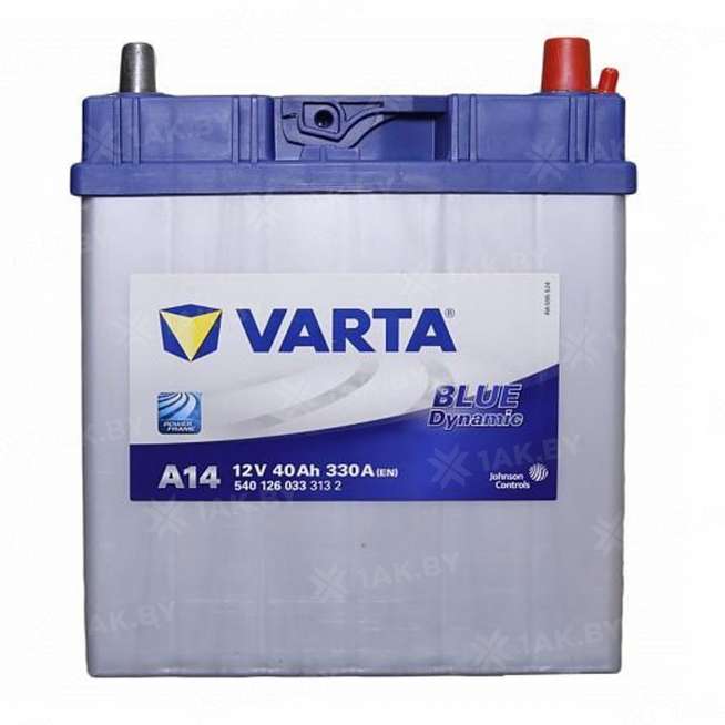 Аккумулятор VARTA Blue Dynamic (40 Ah) 330 A, 12 V Обратная, R+ B19 540126 0