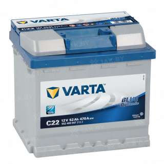 Аккумулятор VARTA Blue Dynamic (52 Ah) 470 A, 12 V Обратная, R+ L1 552400 Аккумулятор VARTA Blue Dynamic (52 Ah) 470 A, 12 V Обратная, R+ L1 552400