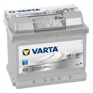 Аккумулятор VARTA Silver Dynamic (52 Ah) 520 A, 12 V Обратная, R+ LB1 552401 Аккумулятор VARTA Silver Dynamic (52 Ah) 520 A, 12 V Обратная, R+ LB1 552401
