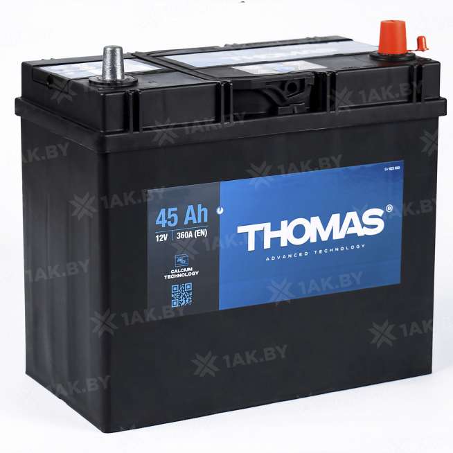 Аккумулятор THOMAS (45 Ah) 360 A, 12 V Обратная, R+ B24 627178 0