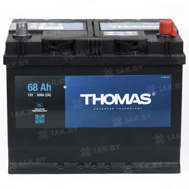 Аккумулятор THOMAS (68 Ah) 600 A, 12 V Обратная, R+ D26 627200 2