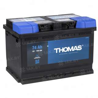 Аккумулятор THOMAS (74 Ah) 740 A, 12 V Обратная, R+ L3 627203