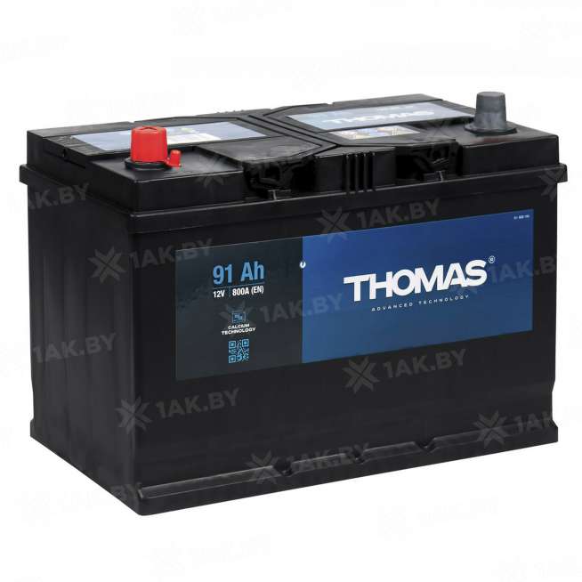 Аккумулятор THOMAS (91 Ah) 800 A, 12 V Прямая, L+ D31 627206 0