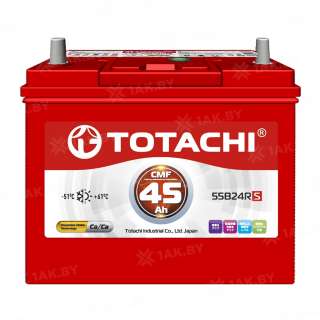 Аккумулятор TOTACHI (45 Ah) 400 A, 12 V Обратная, R+ B24 Аккумулятор TOTACHI (45 Ah) 400 A, 12 V Обратная, R+ B24