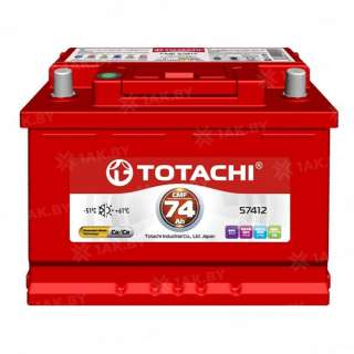Аккумулятор TOTACHI (74 Ah) 610 А, 12 V Обратная, R+ L3 Аккумулятор TOTACHI (74 Ah) 610 А, 12 V Обратная, R+ L3