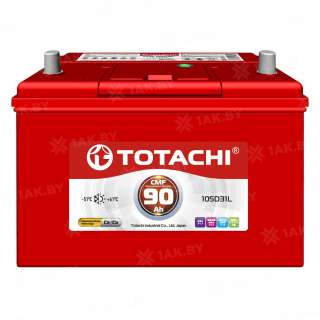 Аккумулятор TOTACHI (90 Ah) 670 A, 12 V Прямая, L+ D31