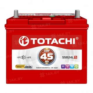 Аккумулятор TOTACHI (45 Ah) 400 A, 12 V Прямая, L+ B24 Аккумулятор TOTACHI (45 Ah) 400 A, 12 V Прямая, L+ B24