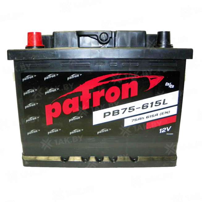 Аккумулятор Patron PB (75 Ah) 615 A, 12 V Прямая, L+ L3 0