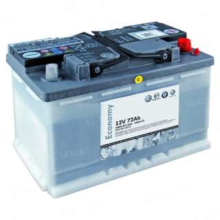 Аккумулятор Volkswagen DG (72 Ah) 640 A, 12 V Обратная, R+ L3 Аккумулятор Volkswagen DG (72 Ah) 640 A, 12 V Обратная, R+ L3