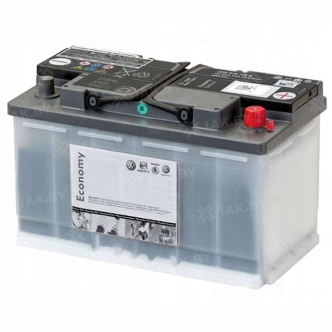 Аккумулятор Volkswagen EB EFB (93 Ah) 850 A, 12 V Обратная, R+ L5 0