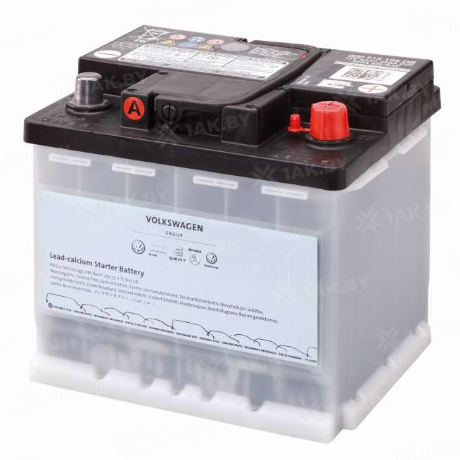 Аккумулятор Volkswagen DB (44 Ah) 360 A, 12 V Обратная, R+ L2 0
