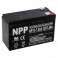 Аккумулятор NPP (7.5 Ah,12 V) AGM 150x65x92 2.25 кг 0
