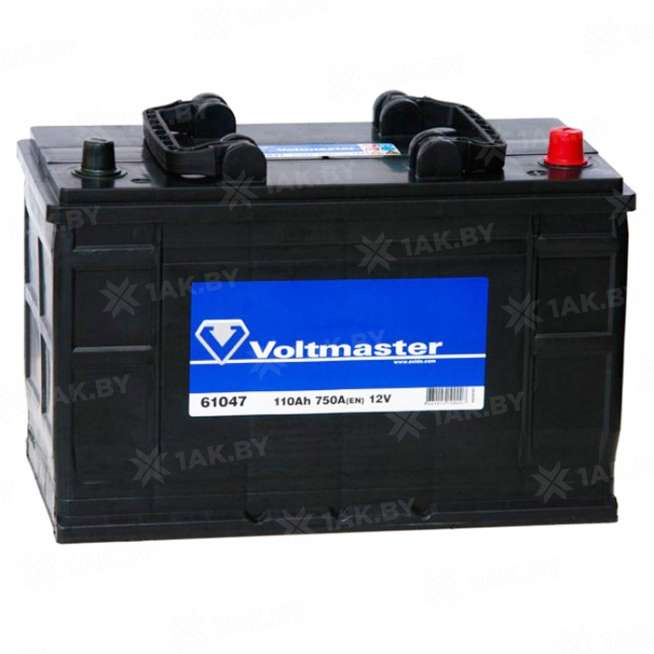Аккумулятор VOLTMASTER (110 Ah) 750 A, Обратная, R+ D2 0