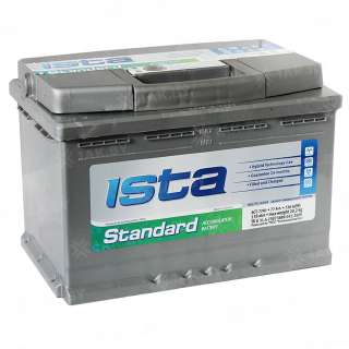 Аккумулятор ISTA Standart (77 Ah) 720 A, 12 V Обратная, R+ L3