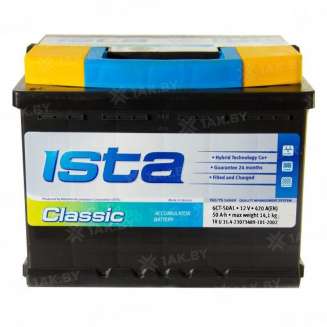 Аккумулятор ISTA (50 Ah) 420 A, 12 V Обратная, R+ L1 0
