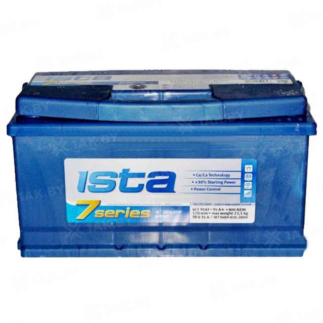 Аккумулятор ISTA 7 Series (95 Ah) 800 A, 12 V Обратная, R+ L5 0
