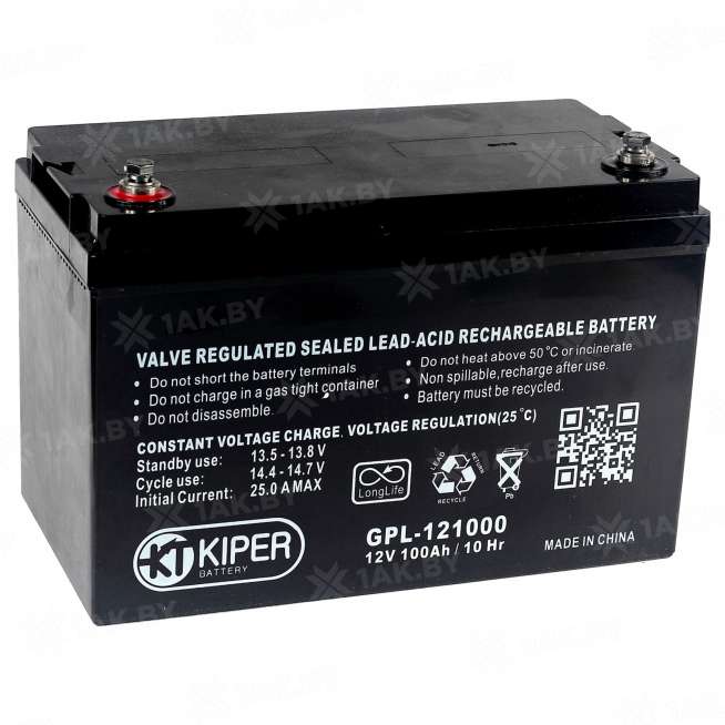 Аккумулятор для ИБП KIPER (100 Ah) , 12 V 0