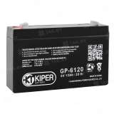 Аккумулятор KIPER (12 Ah,6 V) AGM 151x50x94 1.85 кг