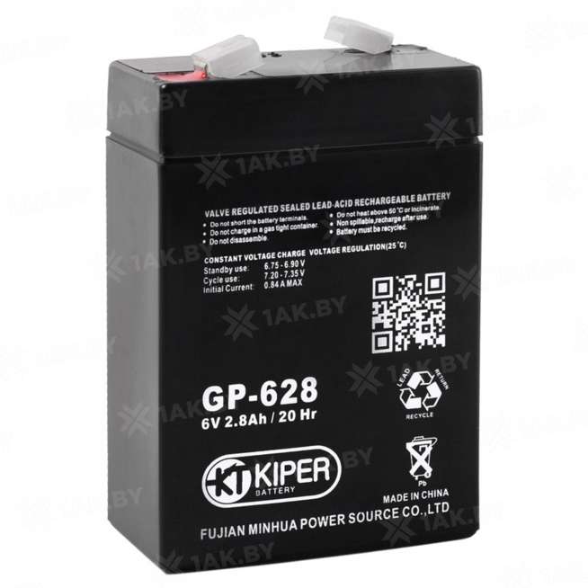Аккумулятор для ИБП KIPER (2.8 Ah) , 6 V 0