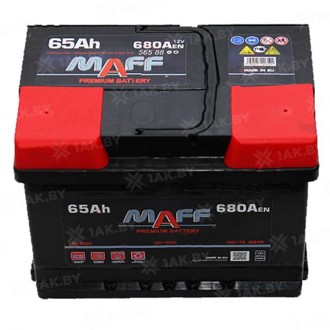 Аккумулятор MAFF Premium (65 Ah) 680 A, 12 V Прямая, L+ LB2 1