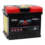 Аккумулятор MAFF Premium (55 Ah) 480 A, 12 V Обратная, R+ L1