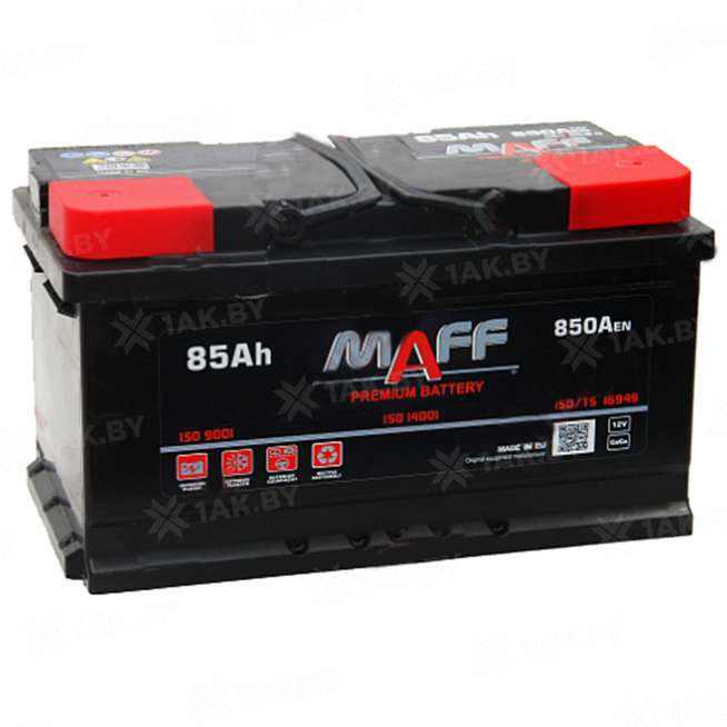 Аккумулятор MAFF Premium (85 Ah) 850 A, 12 V Прямая, L+ LB4 0