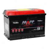 Аккумулятор MAFF Premium (72 Ah) 750 A, 12 V Обратная, R+ L3