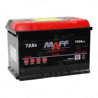 Аккумулятор MAFF Premium (72 Ah) 750 A, 12 V Обратная, R+ L3 0