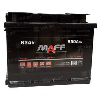 Аккумулятор MAFF Standart (62 Ah) 550 A, 12 V Обратная, R+ LB2