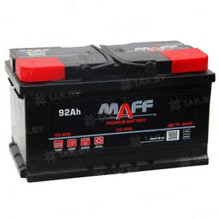 Аккумулятор MAFF Premium (92 Ah) 870 A, 12 V Обратная, R+ L5 Аккумулятор MAFF Premium (92 Ah) 870 A, 12 V Обратная, R+ L5