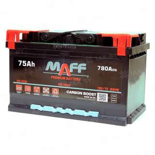 Аккумулятор MAFF Premium (75 Ah) 780 A, 12 V Обратная, R+ LB3