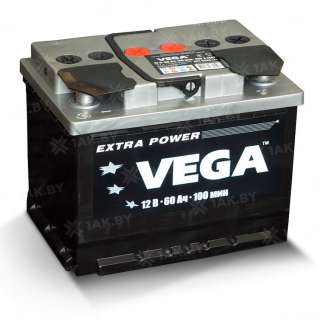 Аккумулятор VEGA (60 Ah) 510 A, 12 V Обратная, R+ D23 Аккумулятор VEGA (60 Ah) 510 A, 12 V Обратная, R+ D23