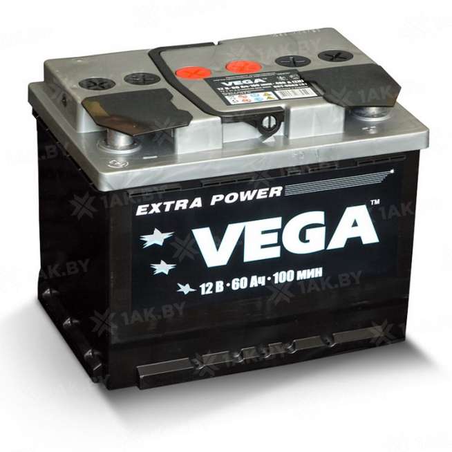 Аккумулятор VEGA (60 Ah) 510 A, 12 V Обратная, R+ D23 0